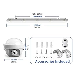 DOSILIO 4FT LED Vapor Tight Light