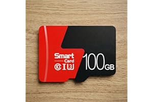 100GB MicroSD Memory Card with Adapter, A1, C10, U1, 150MB/s Read for Dashcams Security Cameras Tablets Phones, Full HD Video