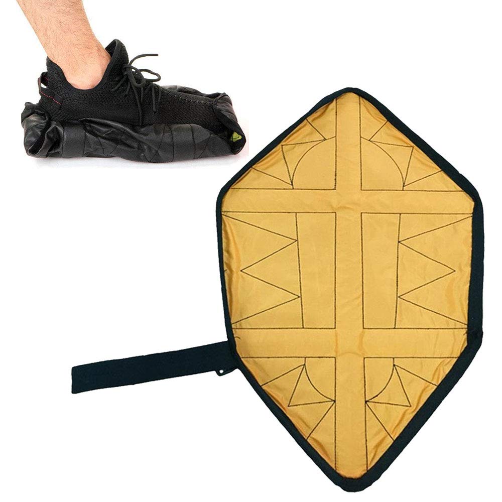 snap on reusable shoe covers