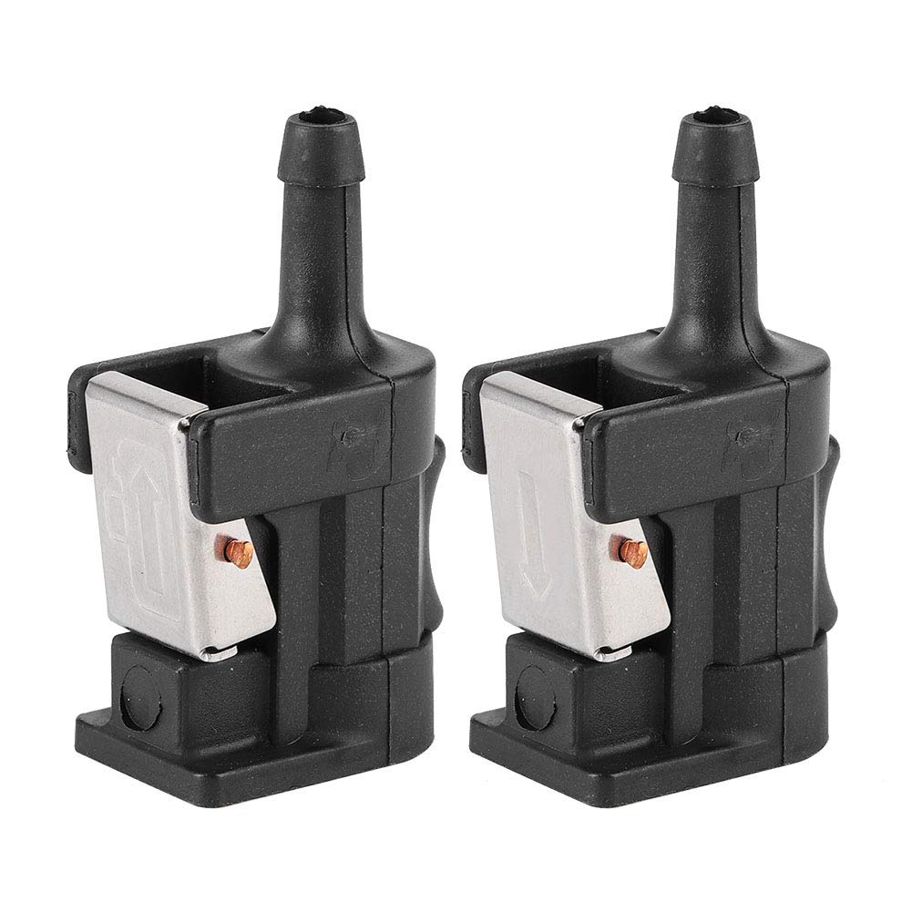 1Pair Outboard Fuel Line Connector 6E5-24305-06-00 Female Barb Fuel Hose Line Connector for Marine Engine 8mm Outboard Outboard Fuel Connector suuonee Outboard Fuel line Connector 1 Pair fem