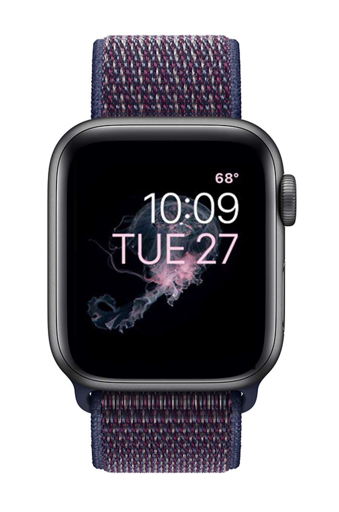 Wengerui Compatibile con Watch Cinturino 42mm/44mm, Morbido Nylon Cinturini di Ricambio Sostituzione per Watch Series 4/ Series 3/ Series 2/ Series 1 (42mm/44mm, Indaco)