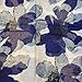 Scarf_tradinginc® Floral Light Weight X-large Infinity Scarf (White Navy)