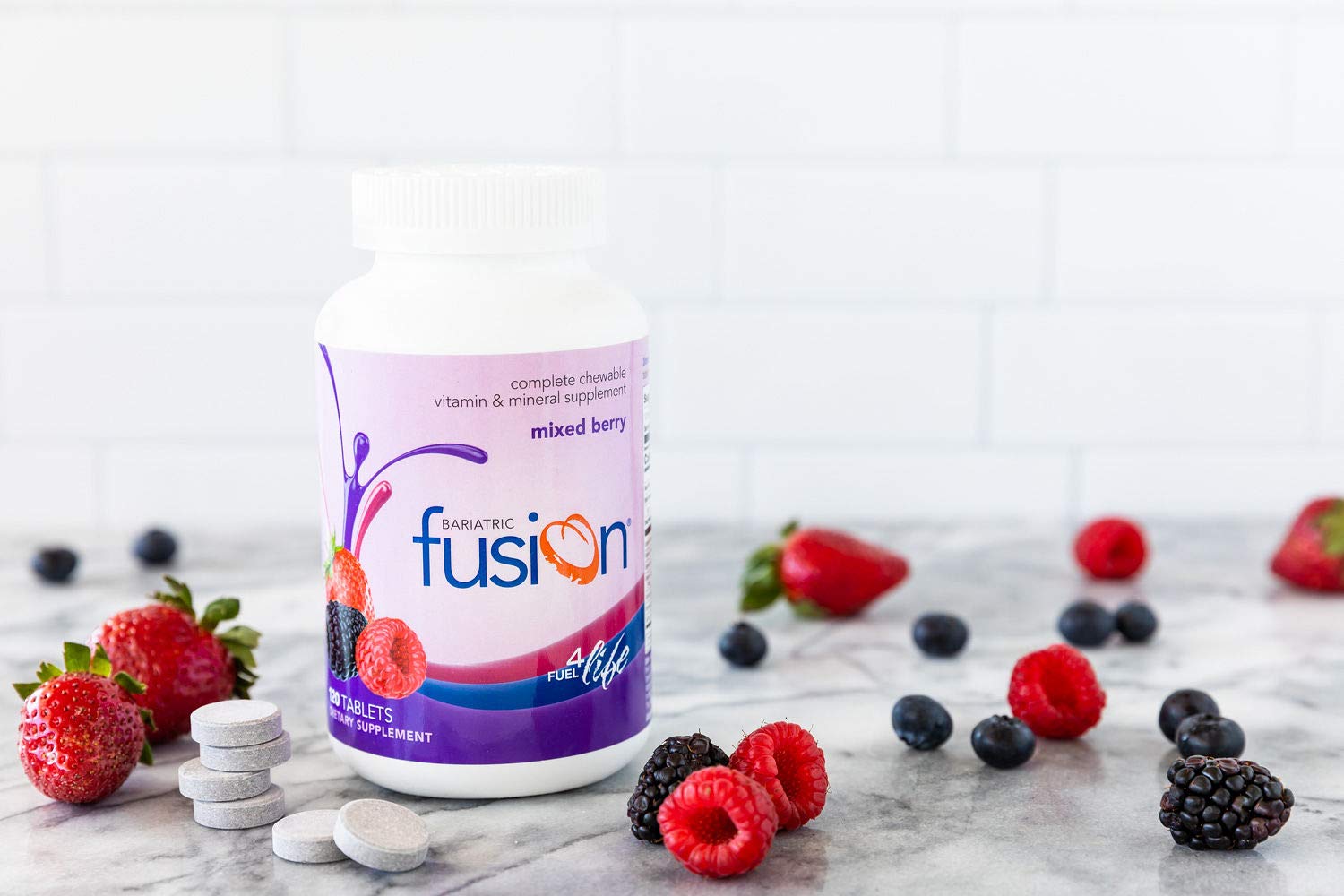 Bariatric Fusion Mixed Berry Complete Chewable Bariatric Multivitamin
