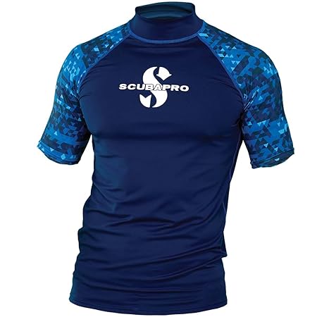 Scubapro AEGEAN Rash Guard Kurzarm Herren Slim Fit UV-Shirt Collection 2017