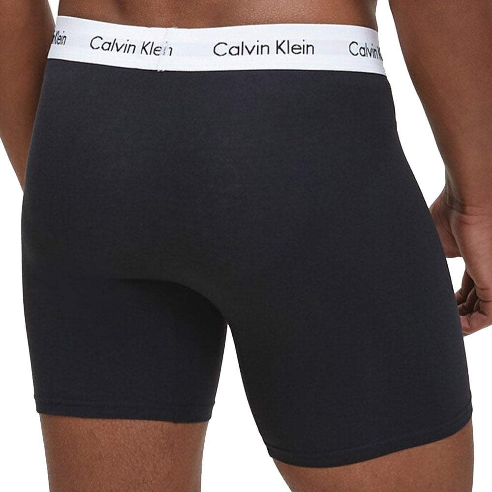 Calvin Klein Herren 3p Low Rise Trunk Boxershorts, (Schwarz/Grey/White) (3-er pack) Gr.M 2