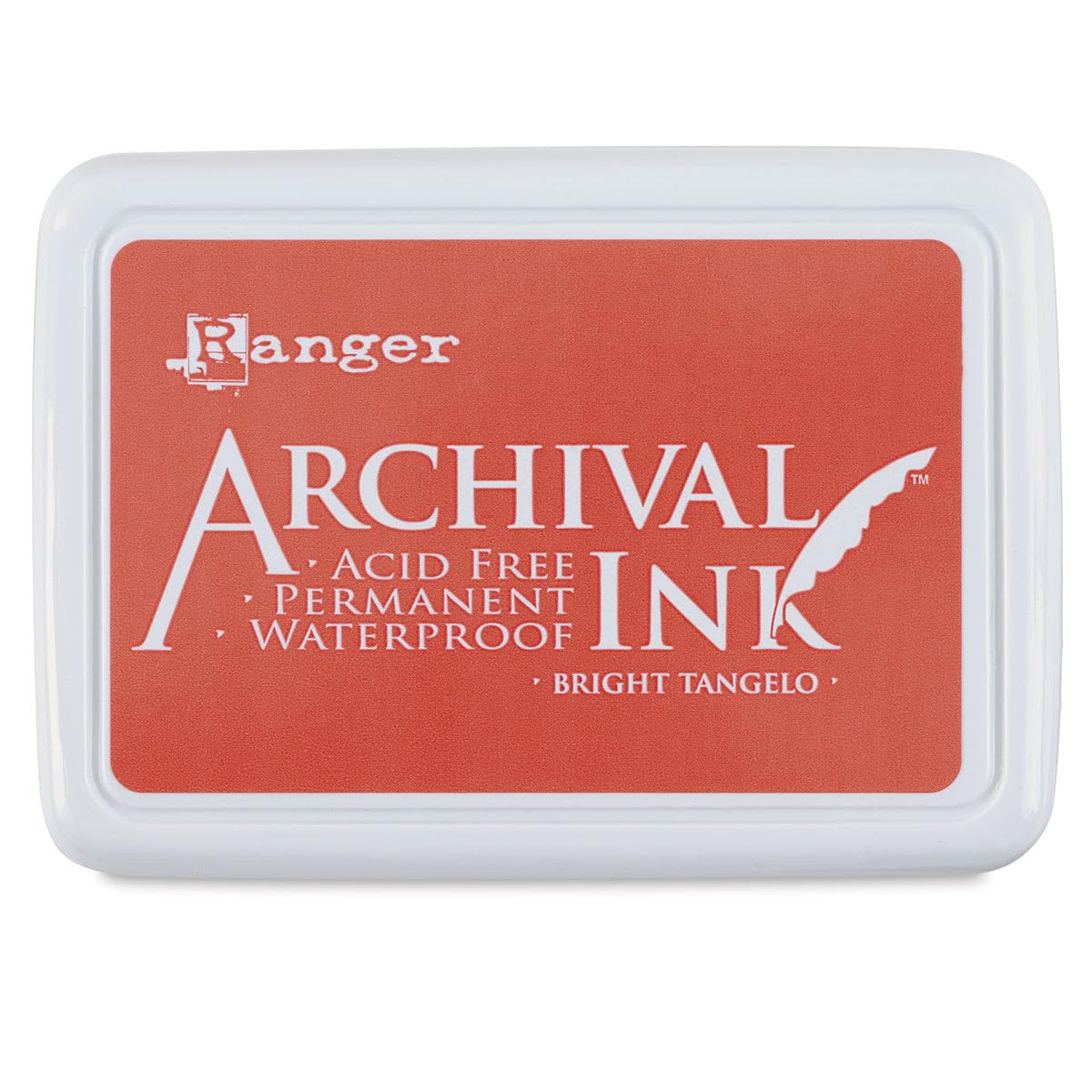 Ranger Archival Ink Pad Bright Tangelo, Orange, 6.9 x 9.8 x 1.8 cm