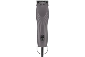 Wahl Pro Animal KM10+ Corded Clipper - New #10 Prime Series Blade, LOCKGUARD Patent Pending Technology & Textured Housing Design - Clippers for Cats, Dogs & Horses - Lightweight - 2-Speeds - Purple