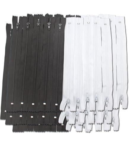 Renashed Bulk Nylon Coil Zippers - 100 Pieces, 9 Inches, Navy Color, For Sewing & Crafts