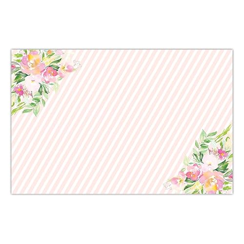 Amazon Com Paper Place Mats 25 Pack Bridal Baby Shower Graduation