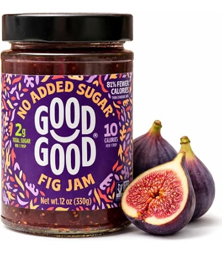 Divina Orange Fig Spread Jam – 9 Ounce Jar, Sweet & Fruity Delight
