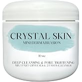 10 OZ. Crystal Skin At home Facial Scrub Crystals Mini Microdermabrasion. Natural Exfoliator remove wrinkles, blemishes, Acne, Smooth skin, Anti age. Deep Cleansing skincare hydro hydrafacial mix