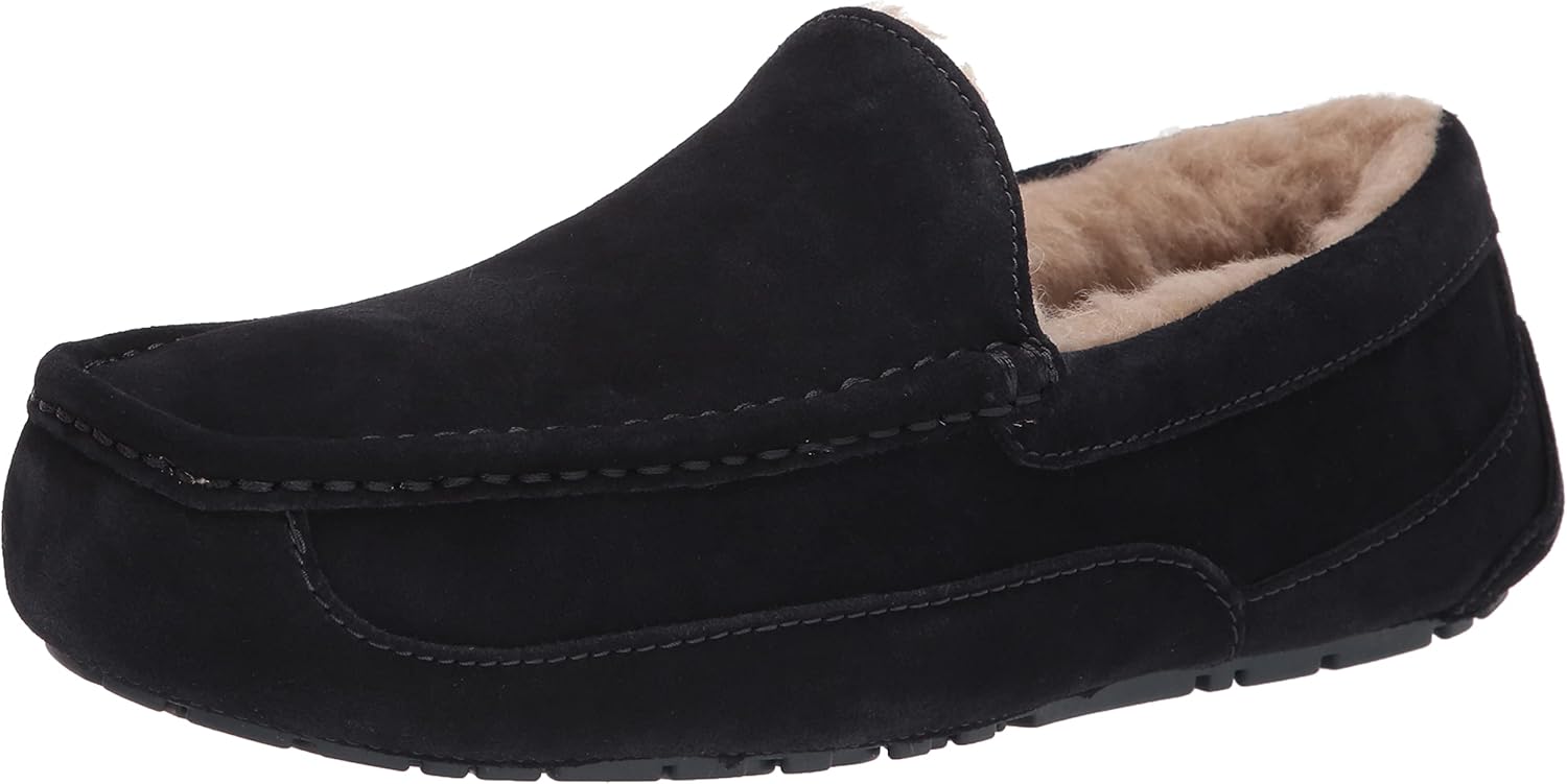 UGG Men's Ascot Slippers, True Navy, 13 UK Amazon.co.uk Shoes & Bags
