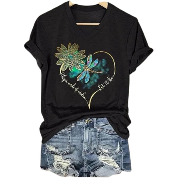 Amazon.com: Whisper Words of Wisdom let Peace Signal let it be T