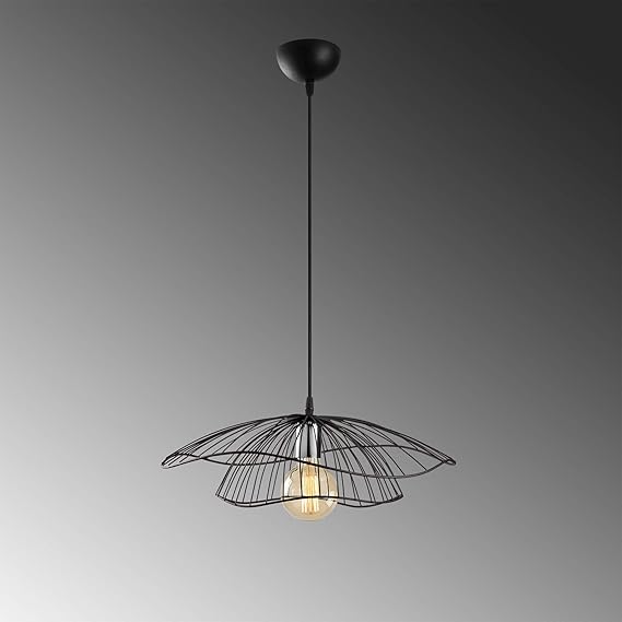 Ceiling Pendant Lighting Wire Metal Cage Lamp Shade E27 Modern Retro