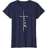 Faith Cross Christian for Men Women Kids T-Shirt