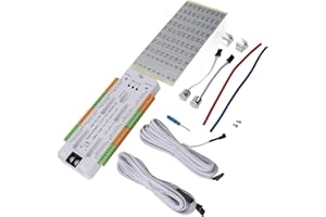 32 Channel LED Motion Sensor Stair Light Controller, Automatic Stairway LED Controller, Speed Brightness Adjustable Light Ste
