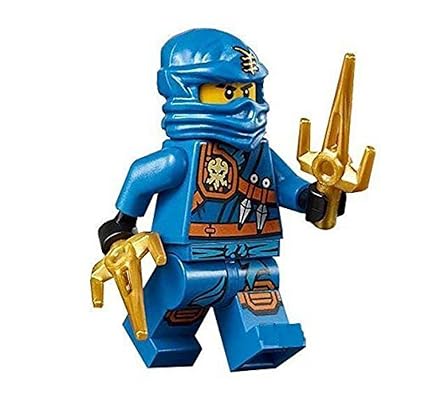 LEGO Ninjago Minifigure - Jay Zukin Robe Jungle Blue Ninja with Dual Gold Sai (70749) by