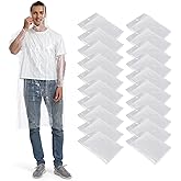 Opret 5/10/20 Pack Rain Ponchos, Disposable Emergency Ponchos Bulk Unisex Waterproof Raincoat for Adults with Drawstring Hood