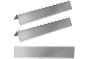 YOUFIRE Flavorizer Bars Grill Replacement Parts for Weber 7635, Spirit 200 Series, Spirit E-210, S-210, E-220, S-220, 3 Pack 15.3" Stainless Steel Front Control Panels Heat Plates Shield