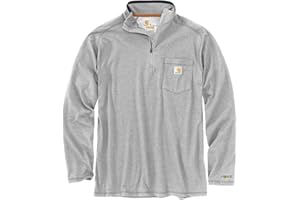 Carhartt Men's 104255 Force® Relaxed Fit Quarter Zip Pocket T-Shirt