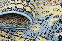 Unique Loom Taftan Collection Border Geometric