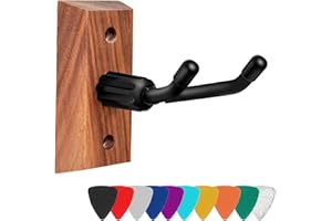 Donux Ukulele Wall Mount,Ukulele Hanger Ukelele Stand Wall Hook for Mandolin Ukele Soprano Tenor and Baritone