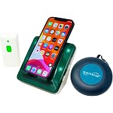 Serene Innovations Cell Phone Ringer Amplifier &amp; Wireless Doorbell with Bed Shaker - External Ringer for Cell Phone with LED Flasher - Cell Phone Amplifier Speaker &amp; Landline Ring Detection