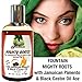 Fountain Mighty Roots Organic Edge Growth Treatment with Jamaican Black Castor Pimento Oil and Satin Cap For 3 Times The Growth 4 Ounces