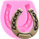 YIHUOMOLDS Horseshoe Hoof Silicone Mold Horseshoe Hoof Fondant Candy Molds | Western Cowboy Theme Birthday Party Cake Decorating Cupcake Topper Chocolate Gum Paste Polymer Clay