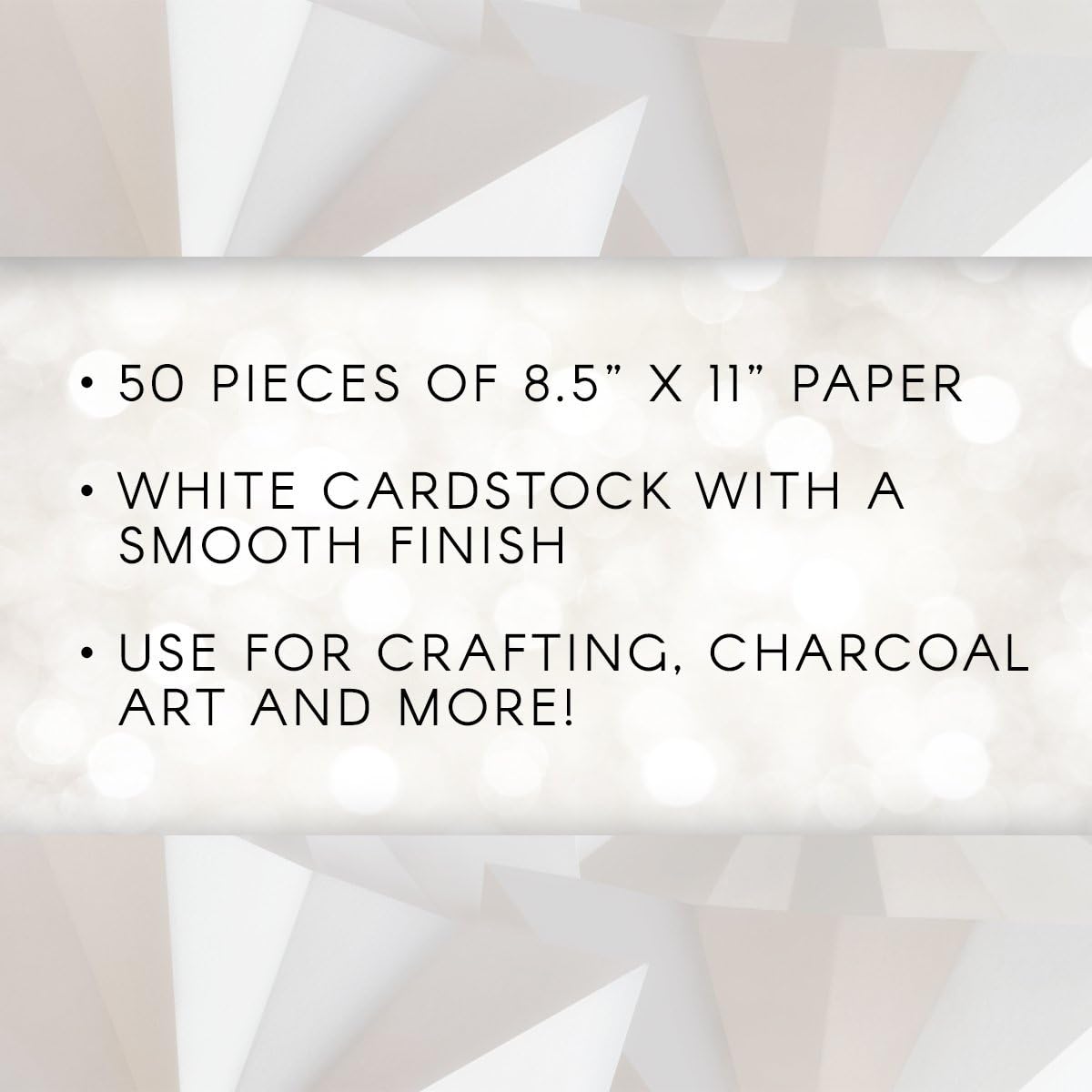 Darice GX-2200-06 Core'dinations 50-Piece Card Stock Paper, 8.5"x11" Sheets