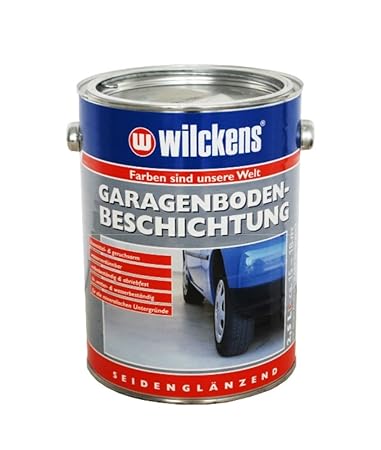 Wilckens Garagenboden-Beschichtung Seidenglänzend Silbergrau RAL 7001 2,5 L