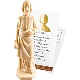 Saint Joseph Statue House Selling Kit Made in USA Catholic Home Novena Pack | Real Estate Figurine Set, Includes Devotional Prayer Card, Traditional Burial Instructions Guide, Faith Gift