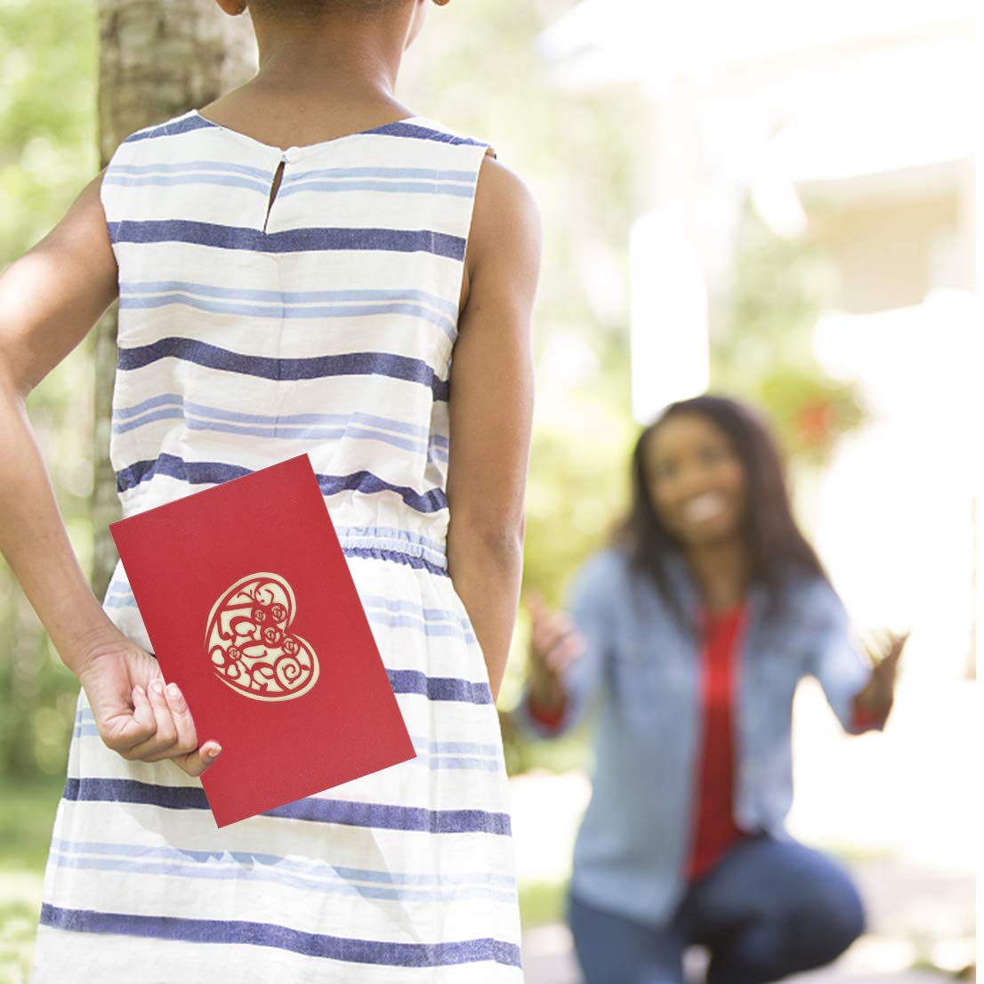 Tongcloud Mother’s Day Cards, 3D cards with Envelope Sticker for Mother\'s Day,Mother’s Gifts Special Event Greetings from Son, Daughter