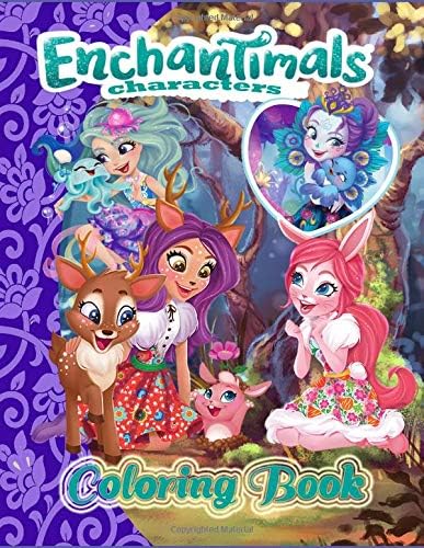 Enchantimals. Characters: Coloring book (Jumbo book for kids) Paperback – February 20, 2019