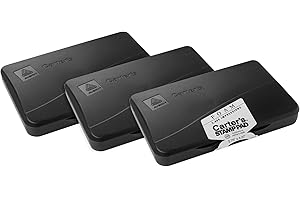 Carter's Foam Stamp Pads, 2-3/4" x 4-1/4", Black, 3/PK, N/A