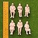 Evemodel P2516 12pcs G scale Figures 1:25 All Seated Unpainted People Model Train Railway