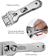 Karinear Glass Scraper Tool for Windows, Hobs, Ovens - Non Scratch view 3