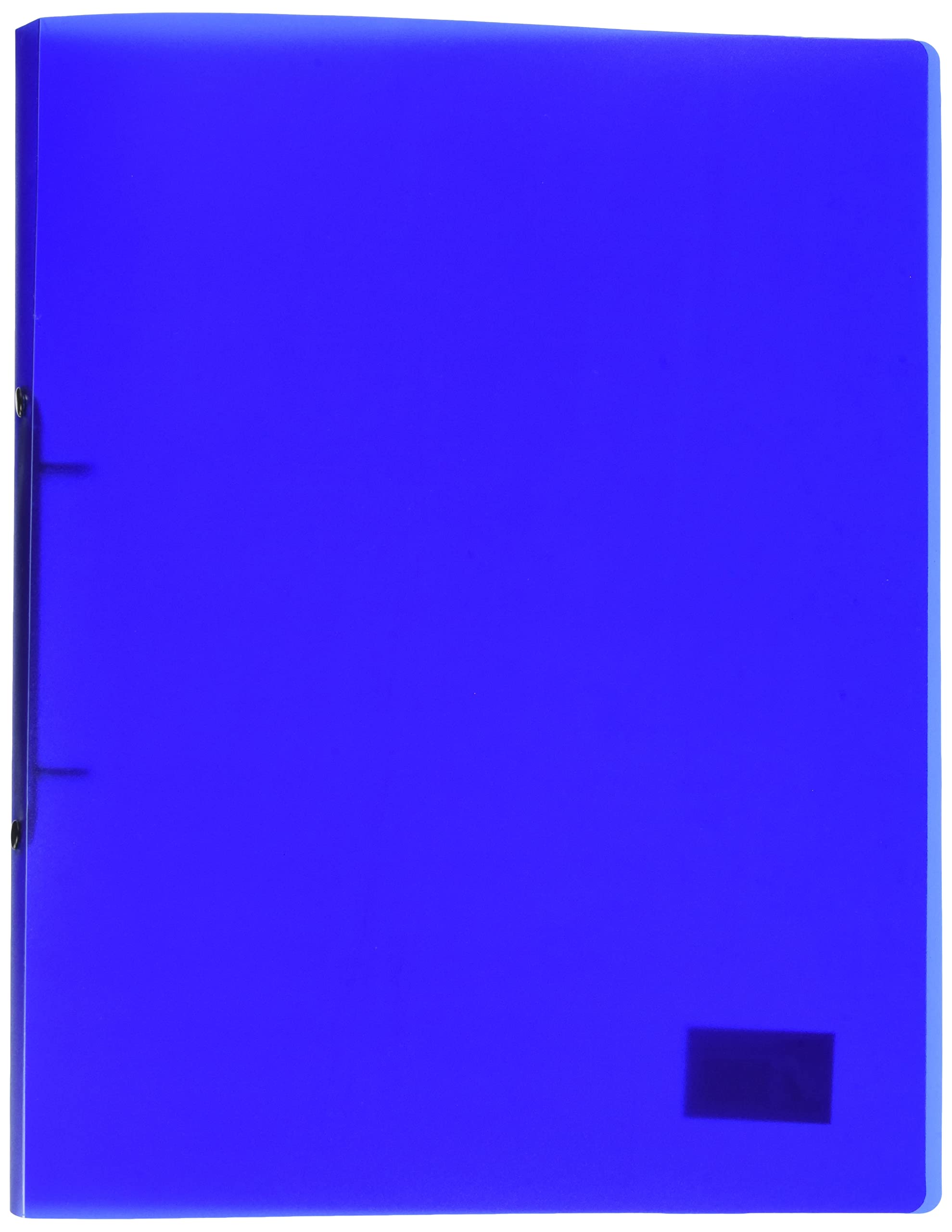 Kangaro Ring Binder Transparent Blue (PP, DIN A4, 2 Rings 16 mm O-Mechanism, Spine 20 mm)