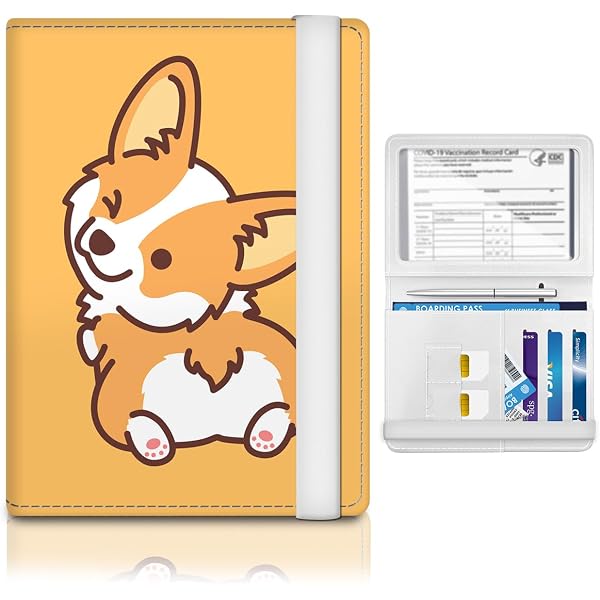 Buckle-Down Men's Bifold Wallet - Corgi Design, Vegan Leather, 4.0x3.5 Inches, 5 Card Slots