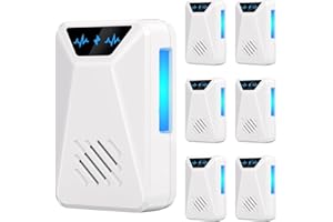 Cetait 6 Packs Ultrasonic Pest Control Repeller, Electronic Pest Repellent Plug in Indoor for Insect Roaches Spider Ant Bug Mosquito Mouse Repellent for House Kitchen Garage Warehouse