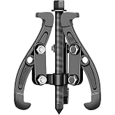 Ywdiml 6 Inch Inner Bearing Puller with Reversible Jaws | carbon steel, electroplated surface, configurable jaw setup, removes gears pulleys bearings and flywheels, auto repair tool