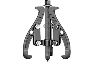 Ywdiml Car 3 Jaw Inner Bearing Puller, 6" Heavy Duty Pilot Gear Extractor Wheel Bearing Pulling Tool with Reversible Jaws, Internal External Gear Pulley Removal Tool for Motorcycle RV SUV