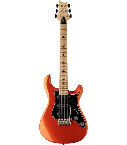 Amazon.com: PRS SE NF3 Maple Fretboard, Metallic Orange with Gig