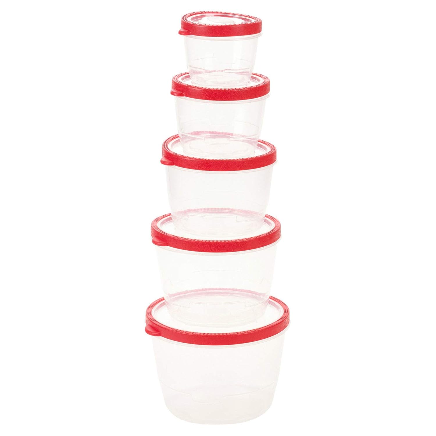 Generic - Juego de recipientes y Tapas de plástico para Alimentos ...