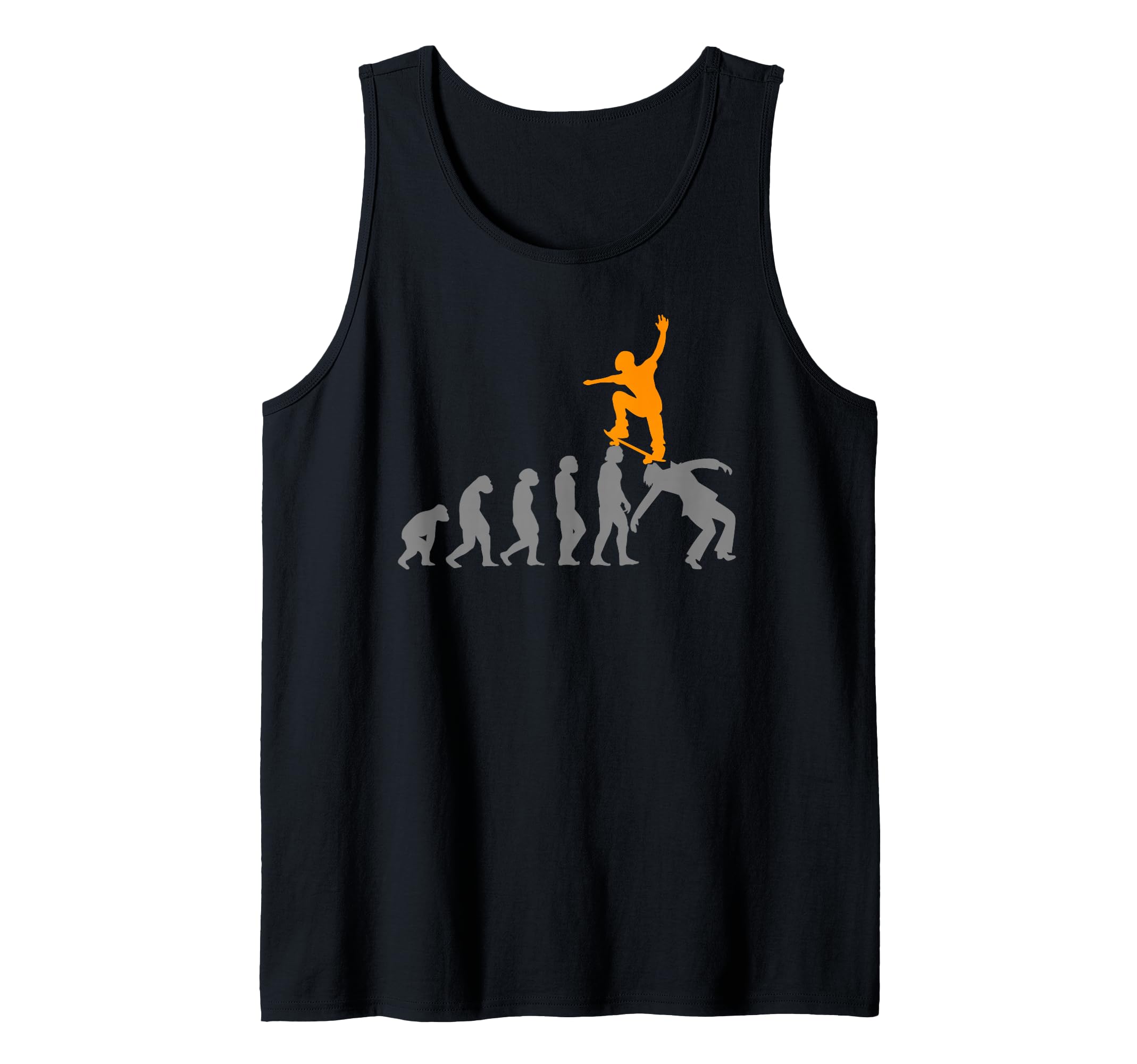 Skateboard Skater Skating Evolution Skateboarder Tank Top