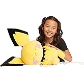 Pokémon Pichu Sleeping Plush - 18-Inch Premium Plush in Sleeping Pose
