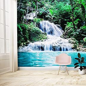 Wall Murals for Bedroom Waterfall Large Removable Wallpaper Peel and Stick Wall Stickers - 66x96 inches