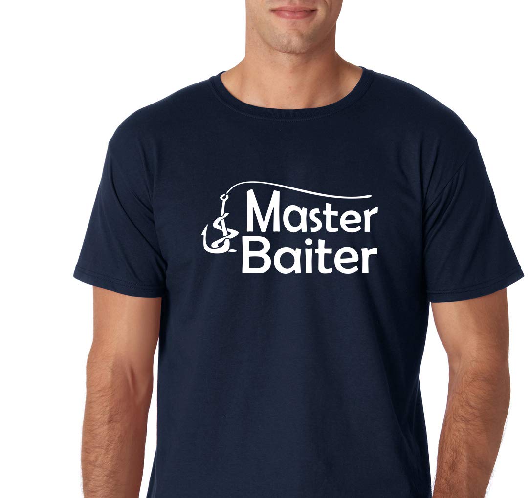 Master Baiter Funny Fishing Sexual College Humor Joke Fisherman T Shirt
