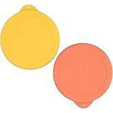100mm Silicone Lid For Weck 743|745(1 Liter)|738|739|740|741|742|744|748|974 Glass Jars, 2 Pack Purekra Keep-Fresh Silicone Covers, Food Grade, Durable, Reusable, Microwave & Dishwasher Safe