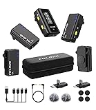FULAIM X6 Wireless Lavalier Microphones with 4